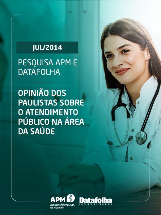 Opinião dos paulistas sobre o atendimento público na área de saúde