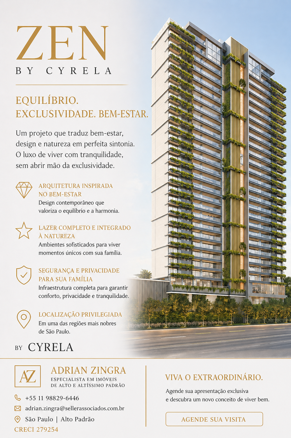 Imagem - VENDE-SE – APTO ZEN CYRELA & YOO | IBIRAPUERA – ALTO PADRÃO, 3 A 4 SUÍTES, 277 A 320 M² - CÓD.26548