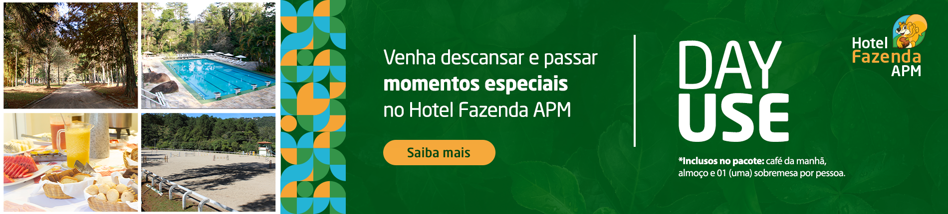 Day use – Hotel Fazenda APM