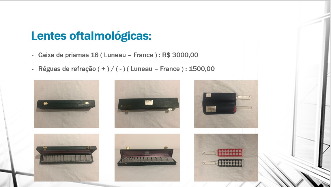 Imagem - VENDE-SE EQUIPAMENTOS OFTALMOLÓGICOS - CAMPINAS COD.13263